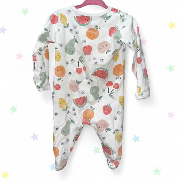 Unisex fruit footie pjs - Picture 2 of 4